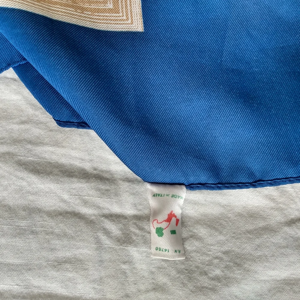 🔵 Border Scarf - Picture 5 of 7
